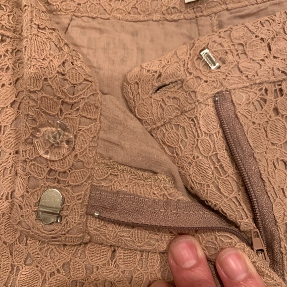 Umbee Light Mauve/Nude Lace Shorts - Picture 4 of 4